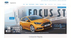 Desktop Screenshot of fordsuperservicio.mx