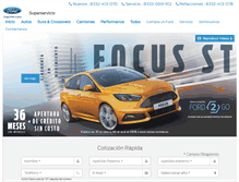 Tablet Screenshot of fordsuperservicio.mx